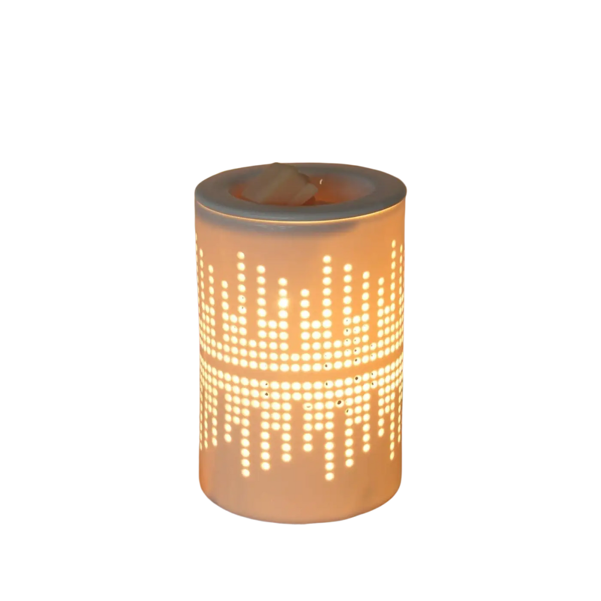Zen'Arome Duftlampe mit elektrischem Duftölbrenner und Wachsschmelzer, modernes Design, ideal für Aromatherapie und Raumduft.