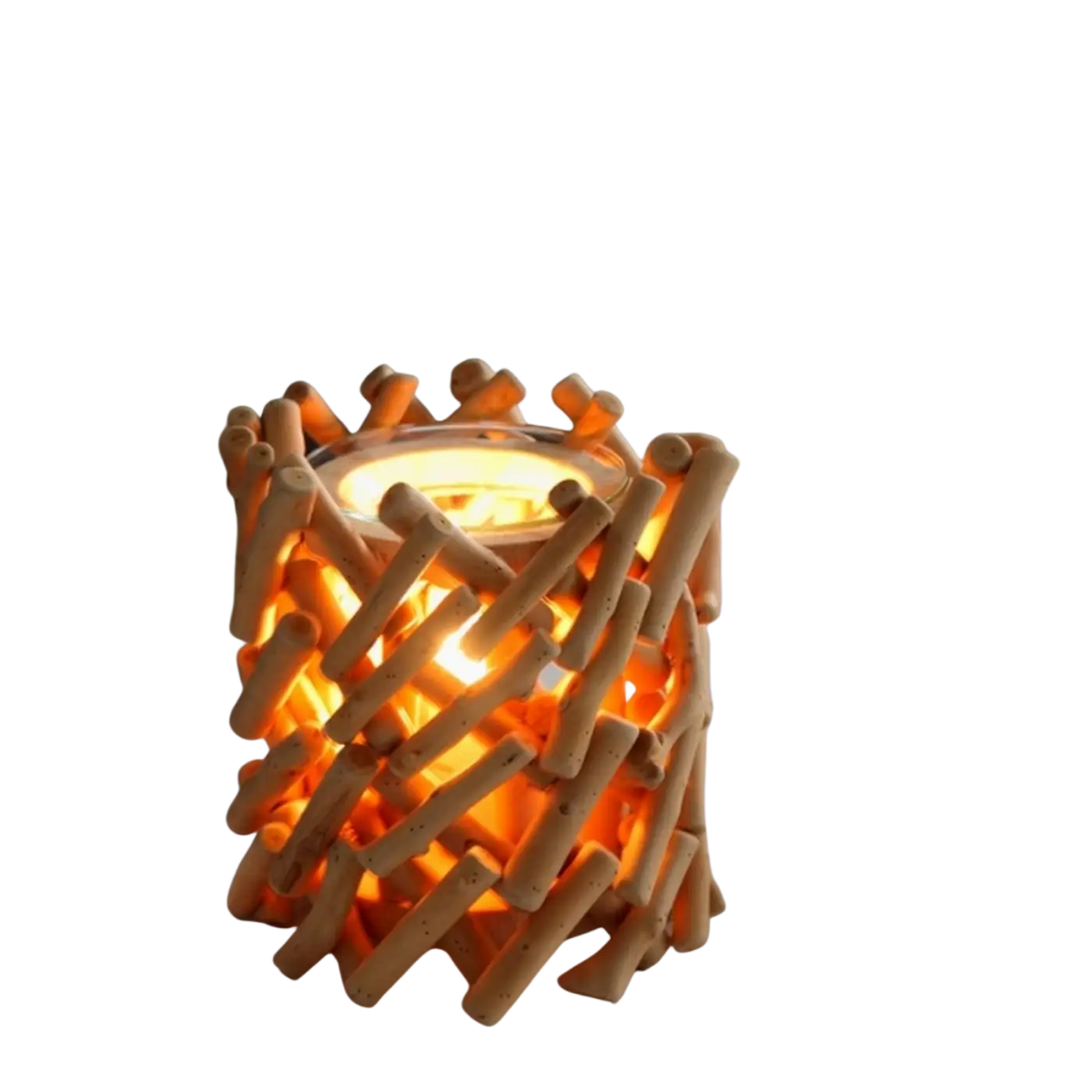 Elektrischer Wachsbrenner von Zen'Arome mit Duftwachs Calorya Nr. 7, aromatische Duftlampe in elegantem Design