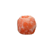 Zen'Arome Himalaya-Salzkristall-Teelichthalter aus Salzstein, 500g, mit natürlicher Struktur und warmem Licht für entspannte Atmosphäre