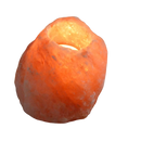 Zen'Arome Himalaya-Salzkristall-Teelichthalter aus Salzkristall, ideal für warme Lichtmomente, 500g.