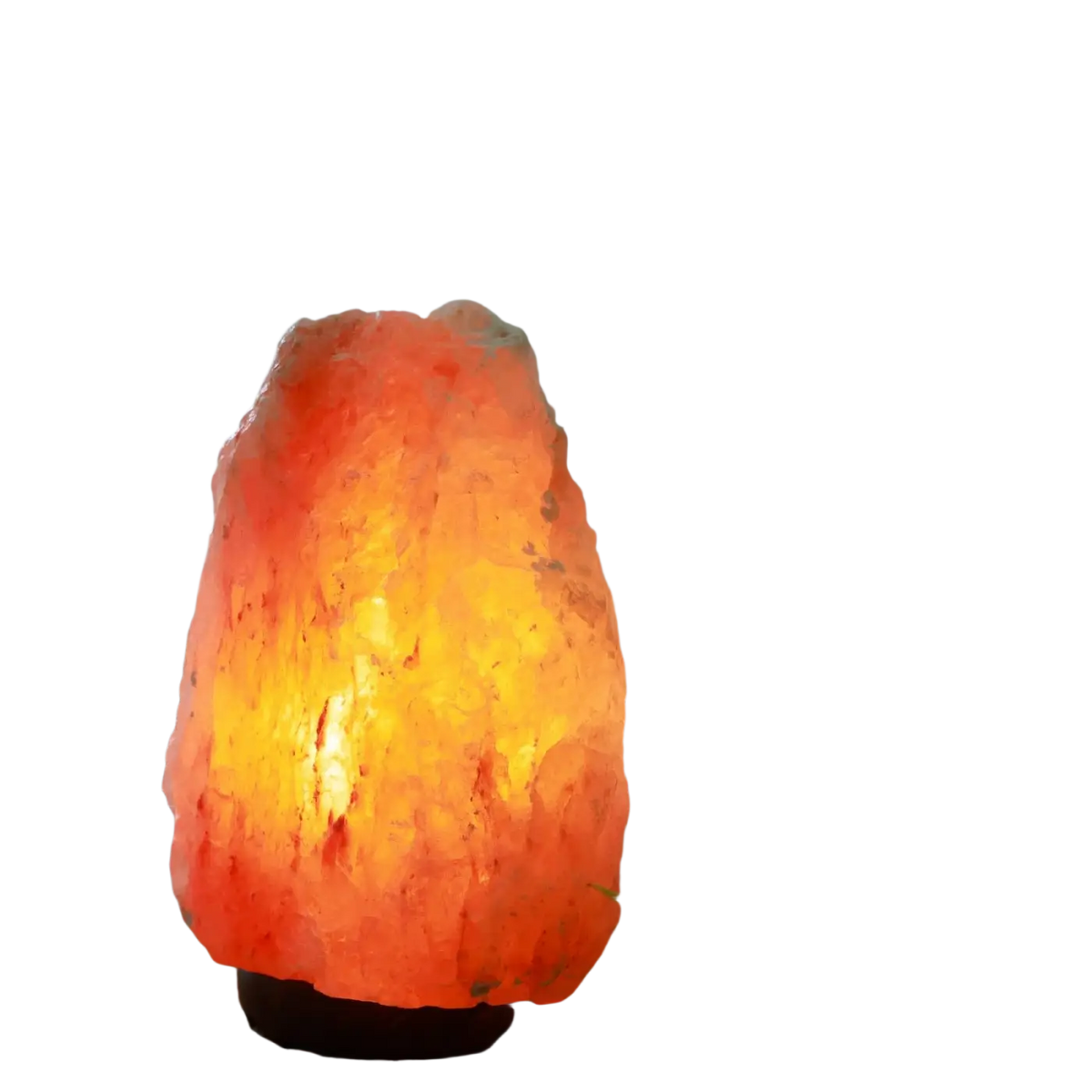 Himalaya-Salzlampe von Zen'Arome in Rohform, 2 bis 3 kg, leuchtend und dekorativ für entspannte Atmosphäre.