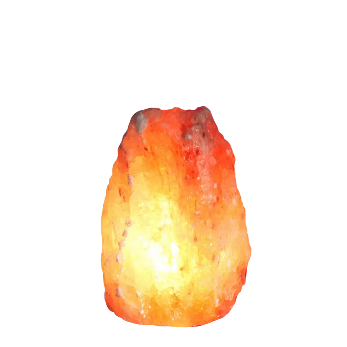 Himalaya-Salzlampe in Rohform von Zen'Arome, 2 bis 3 kg, warmes, sanftes Licht, handgefertigte Natursteinlampe