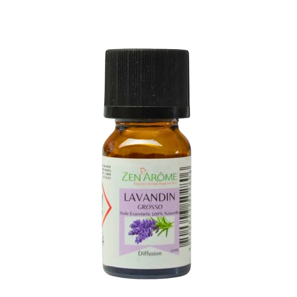 Zen'Arôme Lavandin Grosso ätherisches Öl in 10 ml Flasche, 100 % natürlich, ideal für Aromatherapie und Entspannung