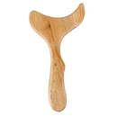Hellbraunes madérothérapie wooden massager aus holz mit glattem, gebogenem griff für entspannung im mana shop image to zoom