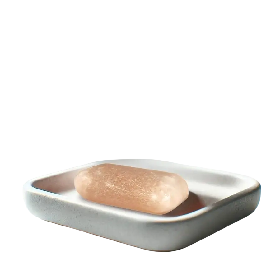Zen'Arome Himalaya-Salzseife für Gesicht, natürliche Peeling- und Reinigungsseife mit Salz aus dem Himalaya