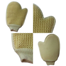 Zen'Arome Peeling-Handschuh aus Baumwolle im Loofa-Stil für Gesichtshautpflege, Zubehör für die Hauttherapie.