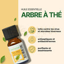 Kleine bernsteinfarbene glasflasche zen arôme teebaum ätherisches öl 10 ml 100 prozent natürlich dampf destillation manashop bild vergrößern