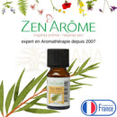 Eine kleine bernsteinfarbene glasflasche zen’arôme teebaum ätherisches öl 100 % natürlich 10 ml dampf destillation manashop bild vergrößern