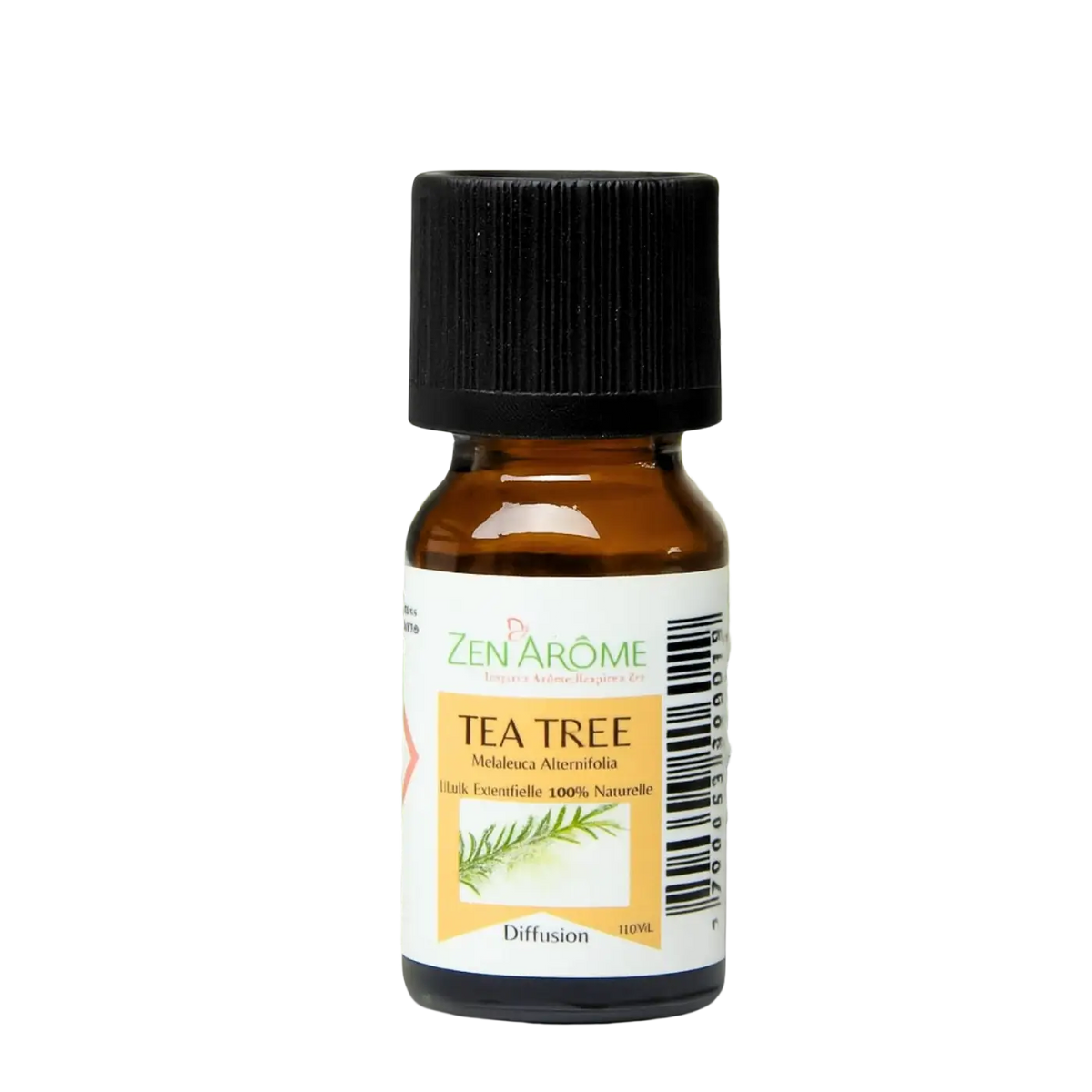 Natürliches Teebaum-Ätherisches Öl von Zen'Arôme in 10 ml Flasche, reines und naturbelassenes Aroma für Aromatherapie.