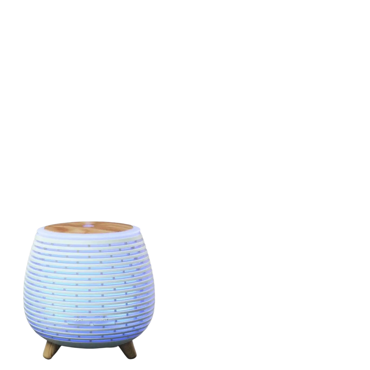 Blauer Zen'Arome USB-Duftdiffusor Lina mit modernem Design und Aromaölbehälter für angenehmen Duft im Raum