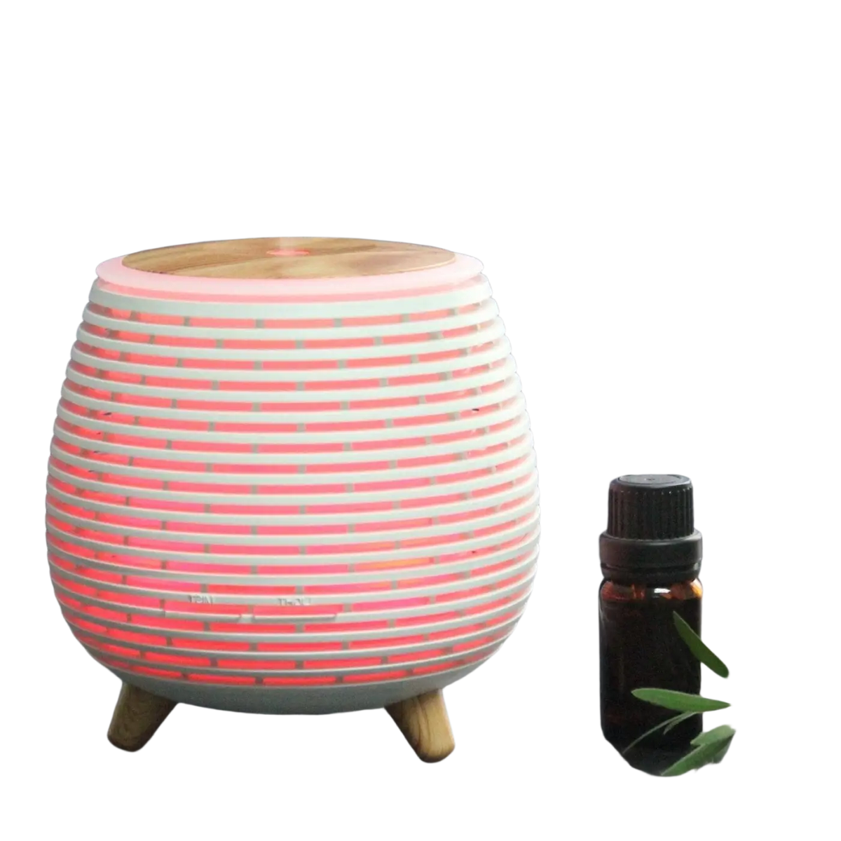 Moderner Zen'Arome USB-Duft- und Aromadiffusor Lina, kompakt mit eleganten Designelementen für angenehme Raumatmosphäre