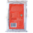 Rote etikettierte silberfolie verpackung von zeremonieller kakao 100% arriba nacional cacao paste 1kg aus ecuador
