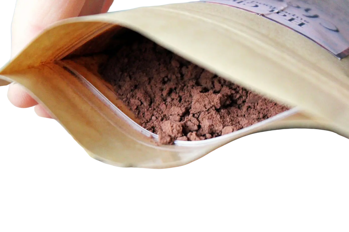 Zeremonieller Kakao Choco Chai mit Reishi, Chaga und Pilzen, ayurvedische heiße Schokolade, ayamani Naturals, Süßigkeiten & Snacks
