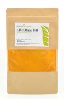 Bio Kurkuma Pulver von Zimmerli, reines Einzelkraut, ideal für Gesundheit und Vitalität, gelbe Gewürz-Pulver in 100 g Packung